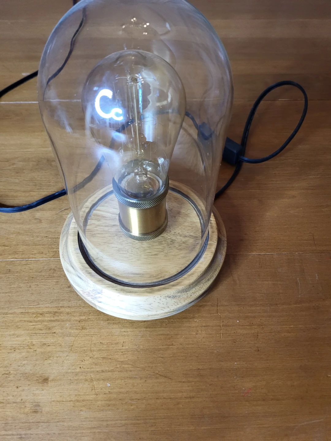 Glass Dome Accent Lamp - photo 5