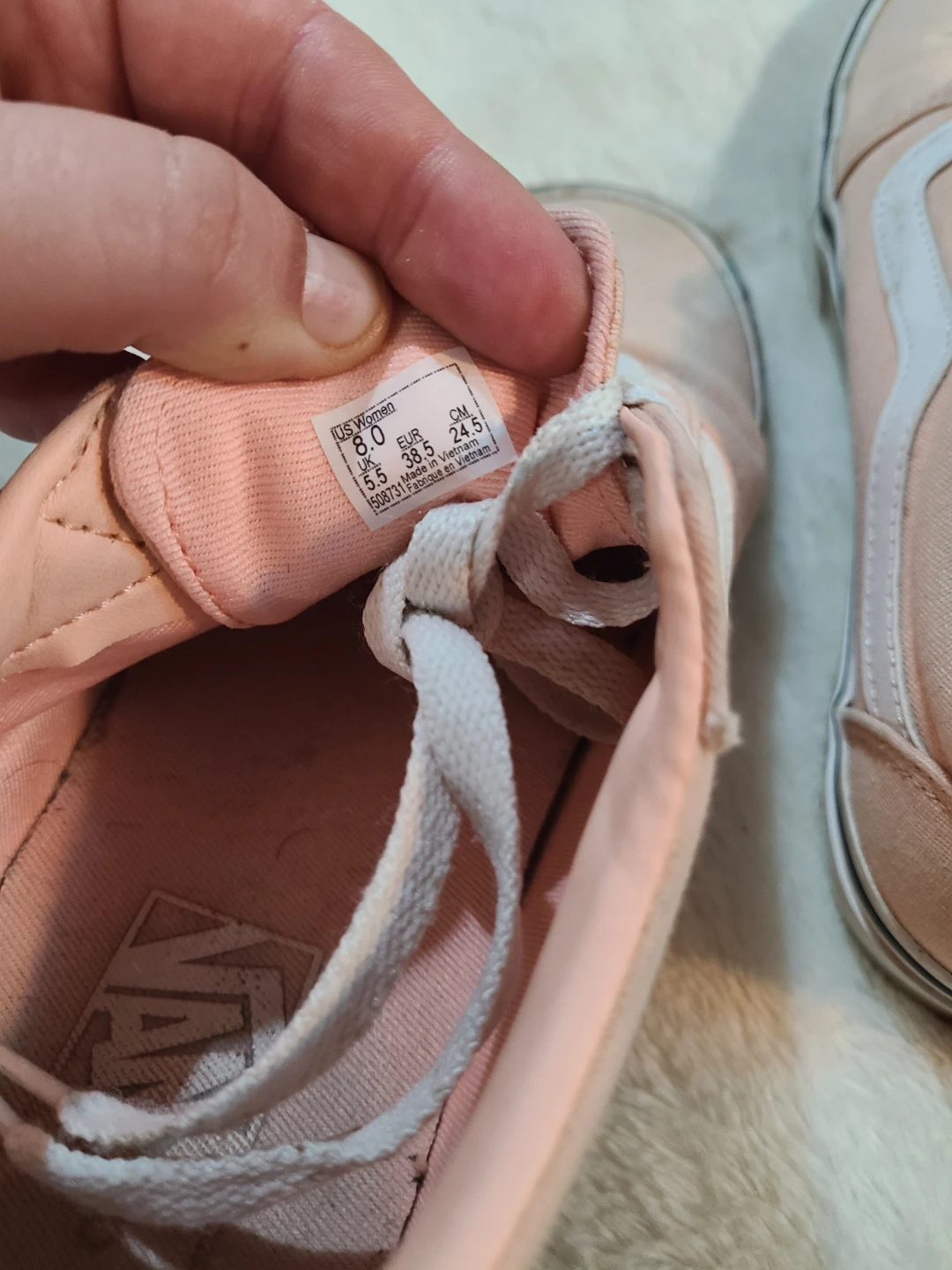 Vans Women's Pink Sneakers Size 8 - photo 3