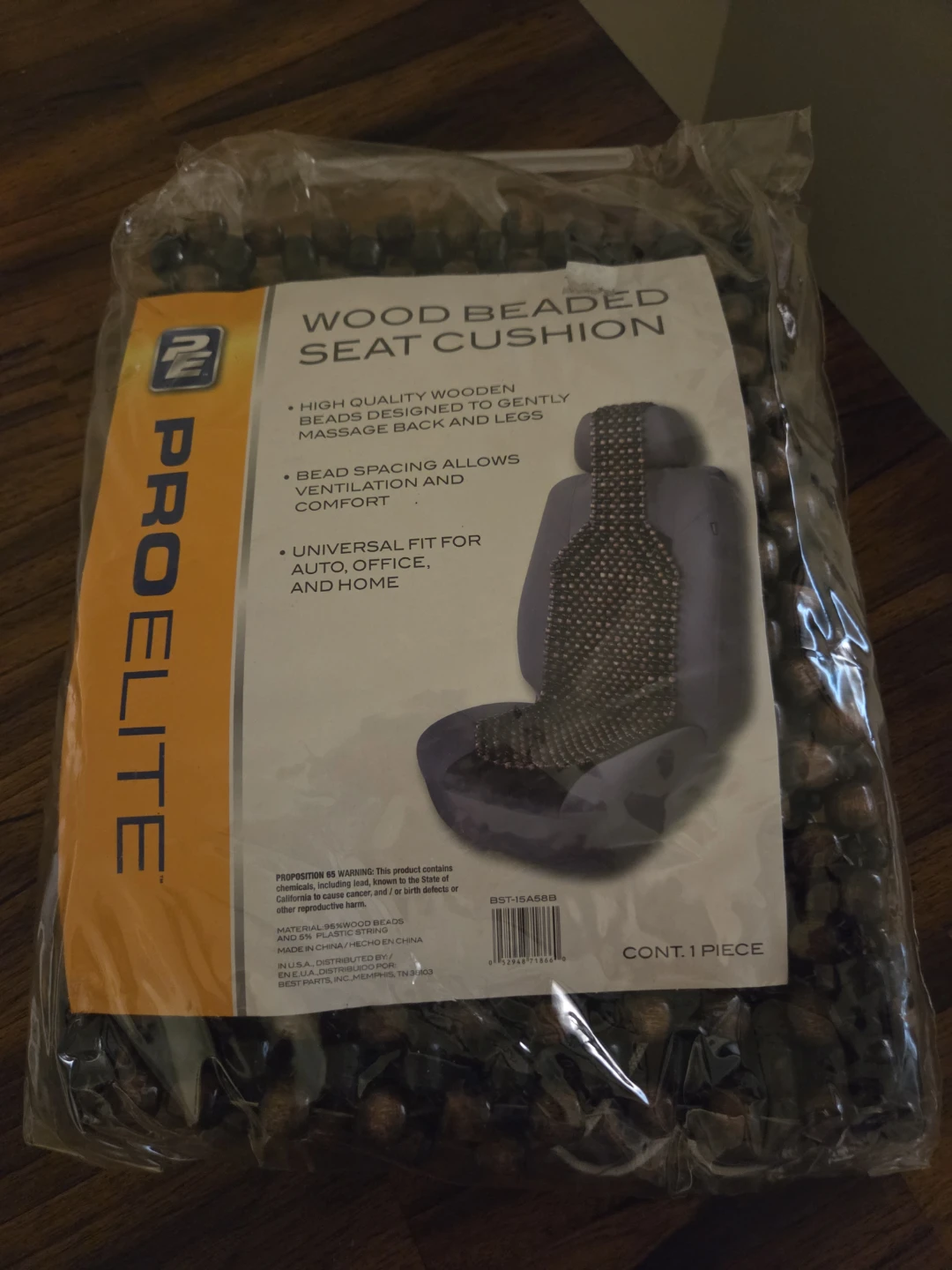 Wooden Beaded Seat Cushion