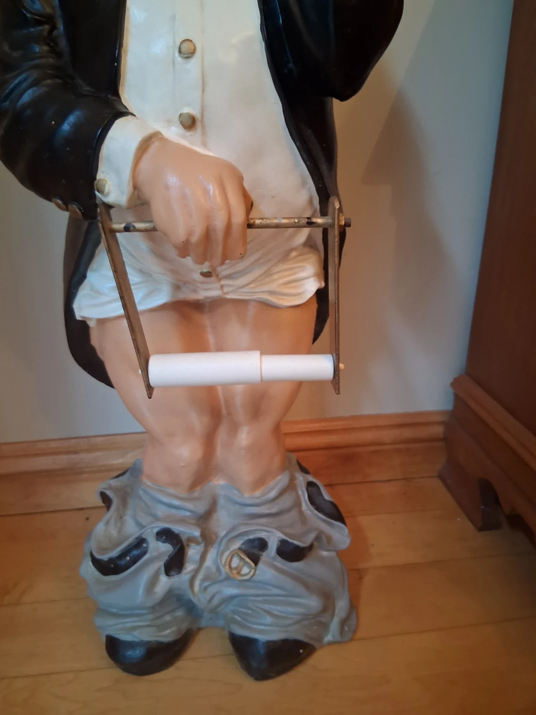 Novelty Gentleman Toilet Paper Holder - photo 4