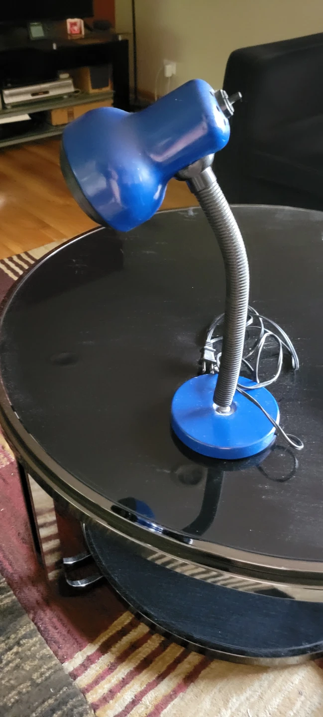 Blue Adjustable Desk Lamp