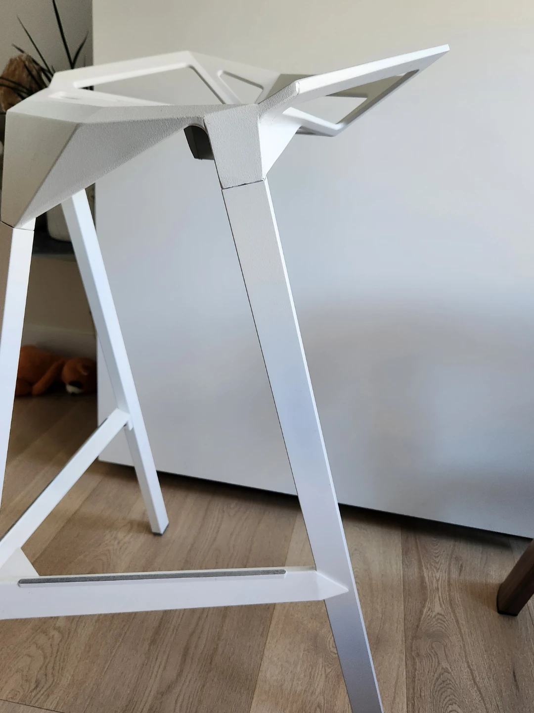 White Bar Stool - photo 4
