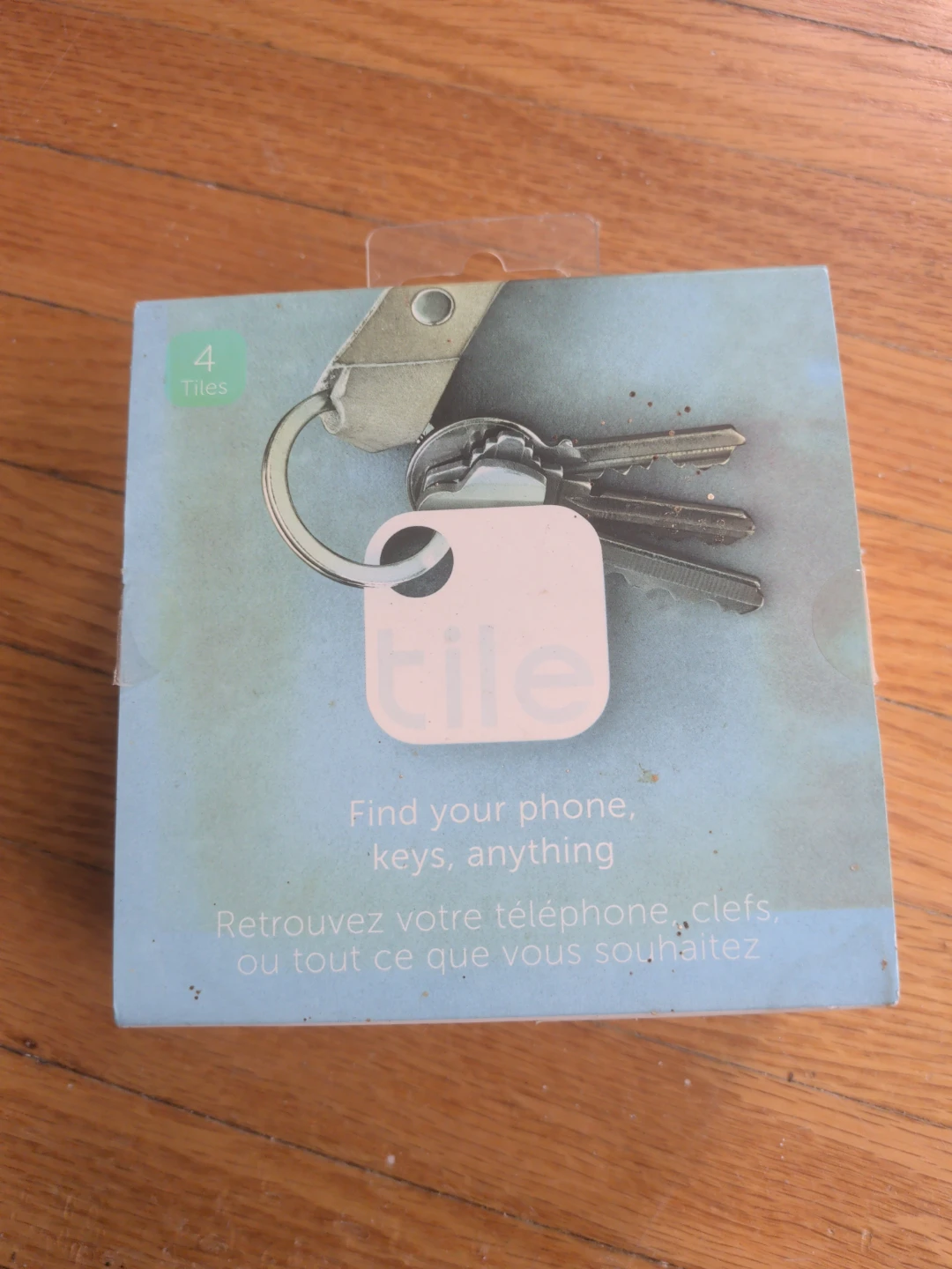 1st Gen Tile Mate Item Trackers (4-Pack) - Open Box