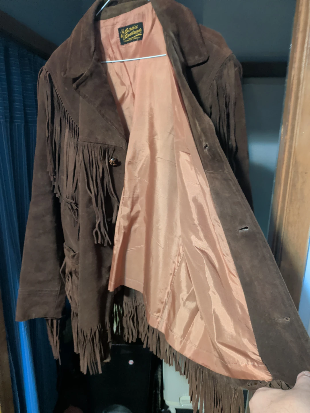 Service Sportswear Vintage Suede Fringe Jacket - photo 5