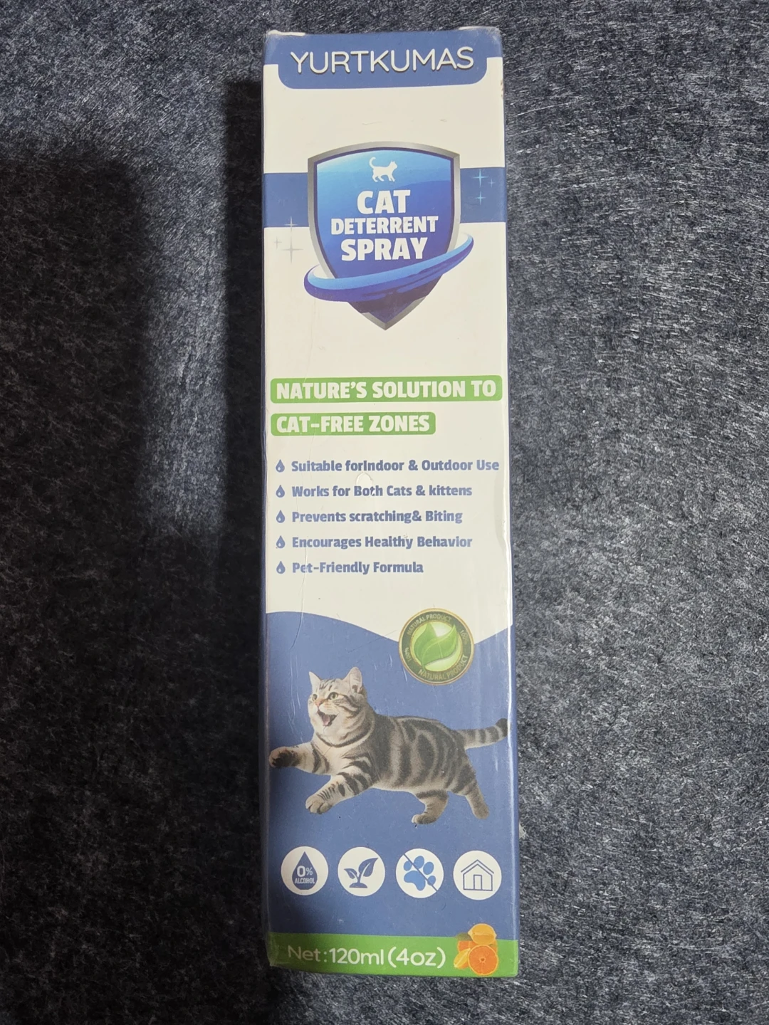 Cat Deterrent Spray 120ml 🏈