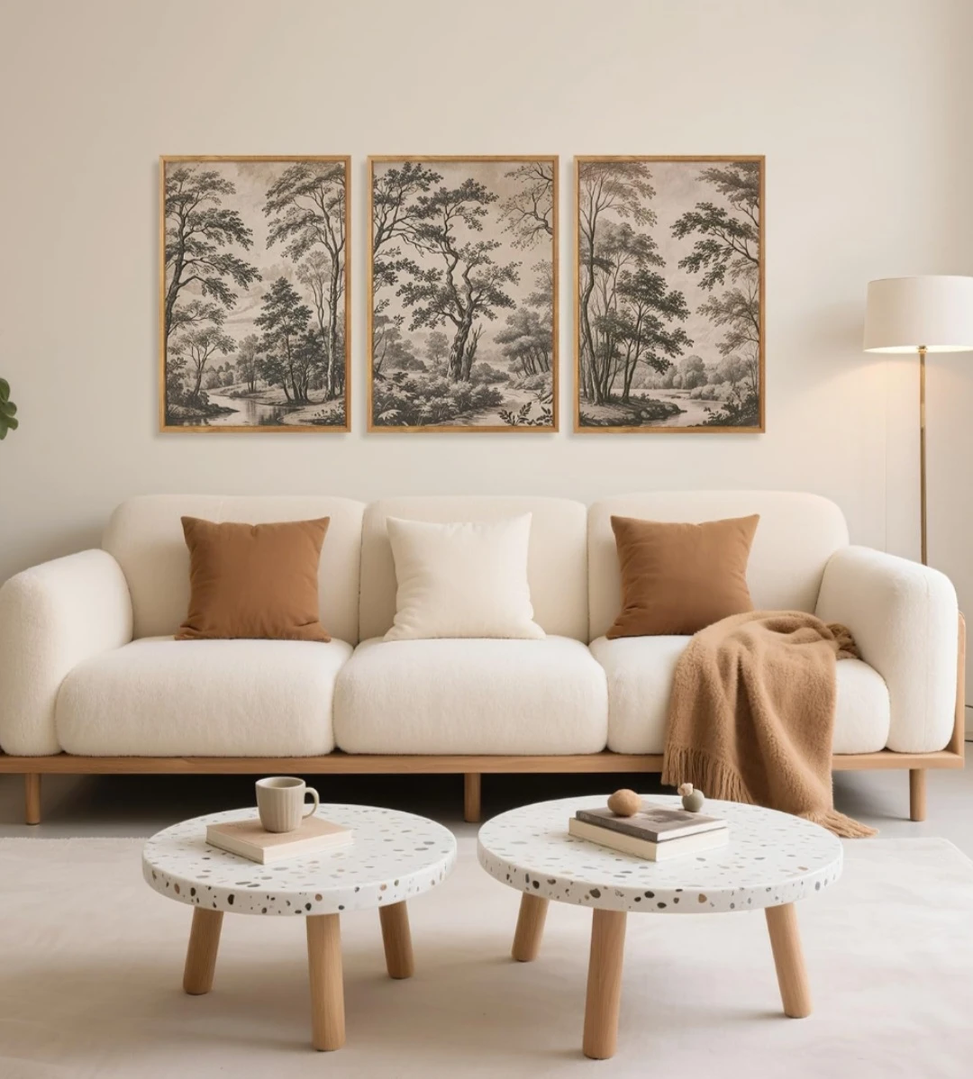 Framed Art Work - Trees