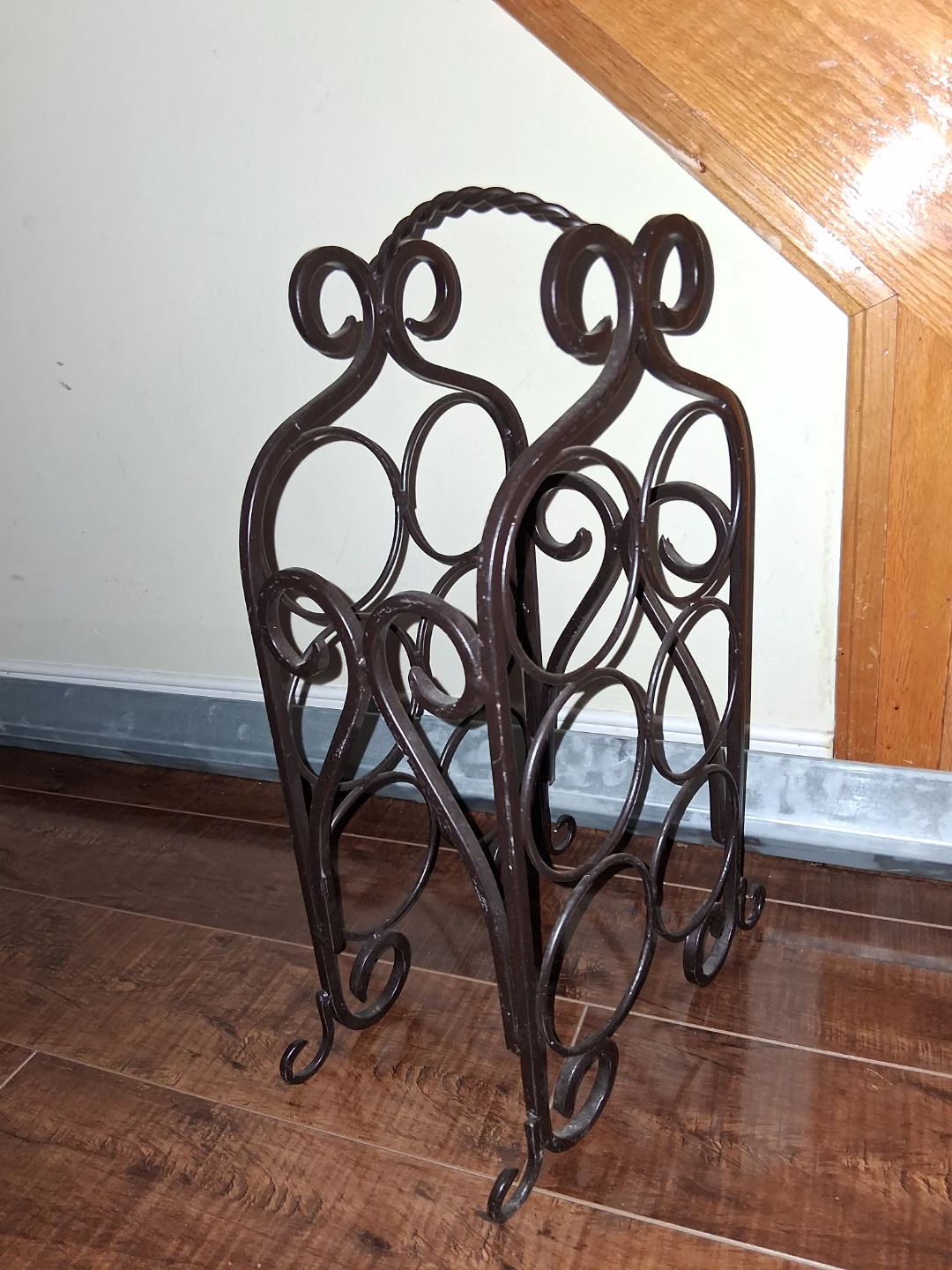 Wrought Iron Wine Rack