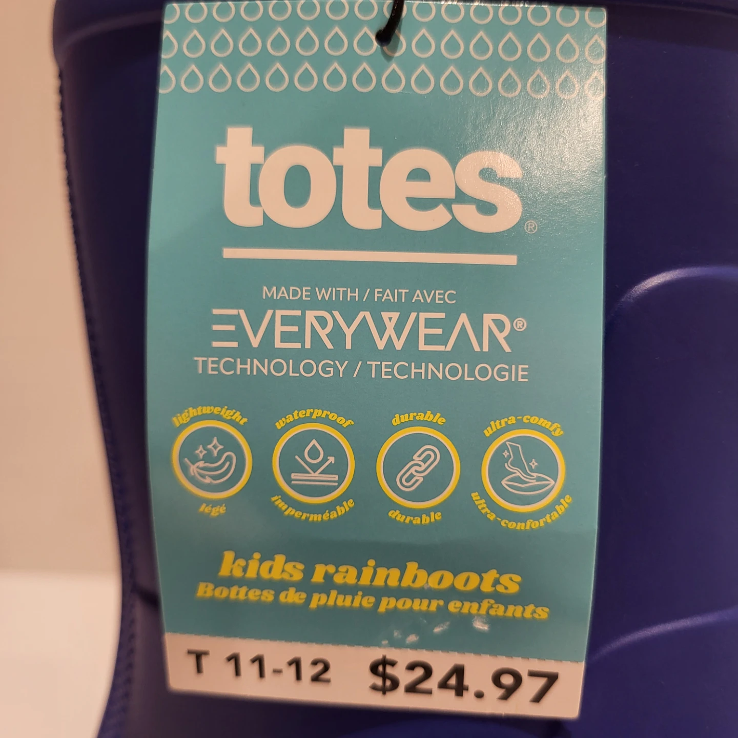 totes Kids Rainboots Blue T 11-12 - photo 3
