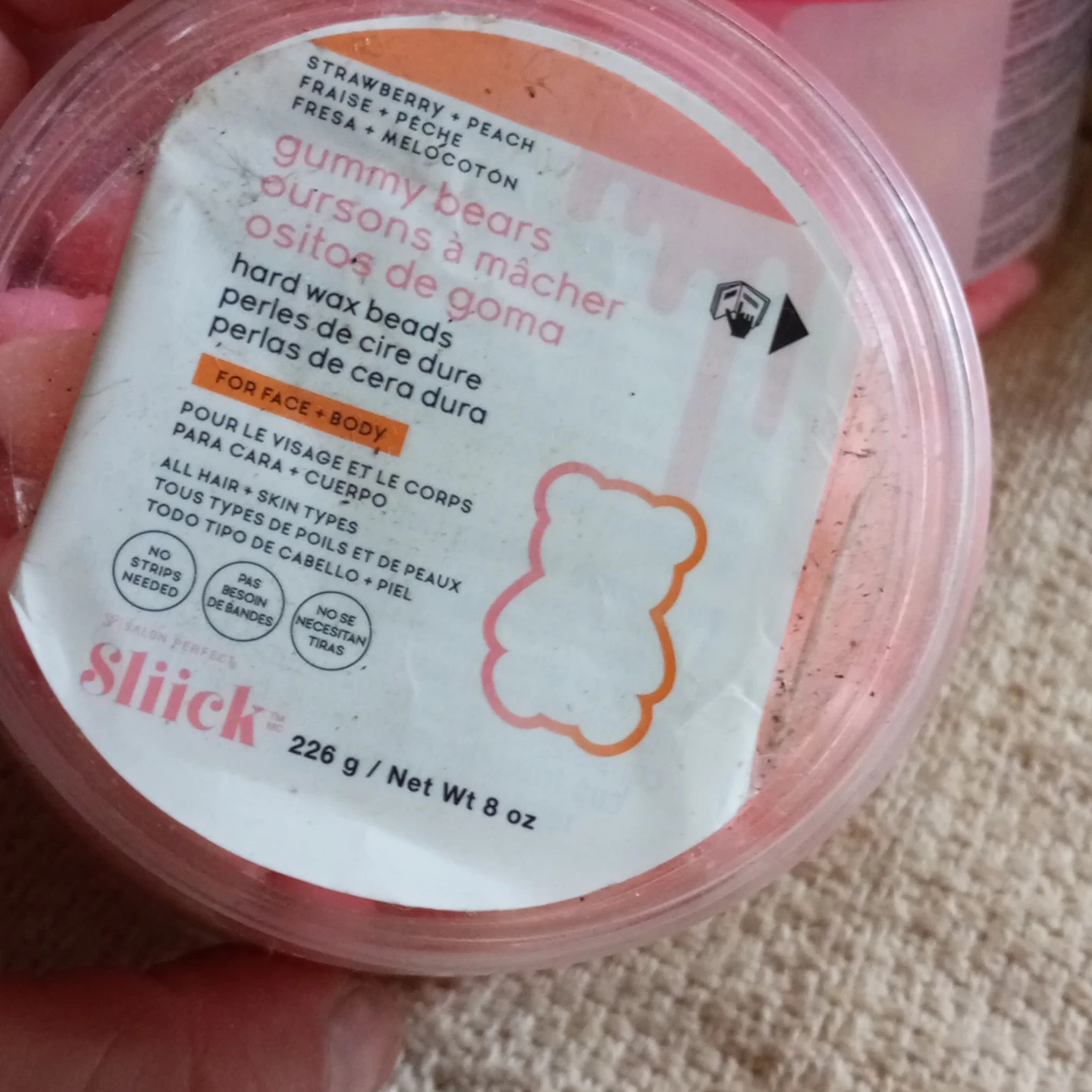 Sliick Gummy Bears Hard Wax Beads