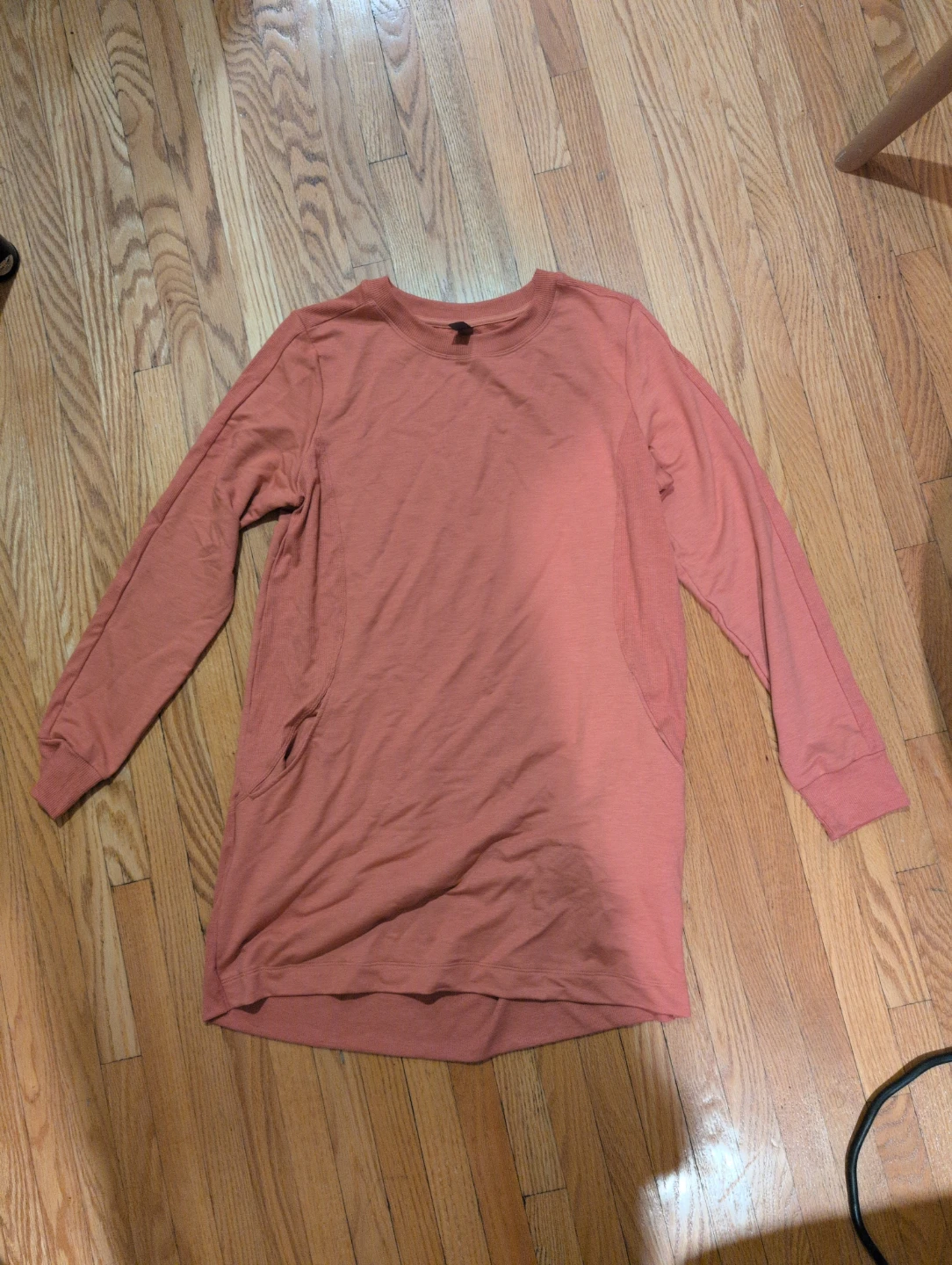 Joe Fresh Burnt Orange Long Sleeve Crewneck Tunic 🏈