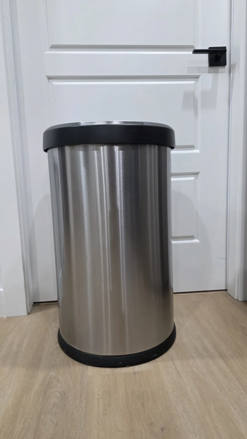 Stainless Steel Simplehuman Kitchen Waste Bin - photo 2