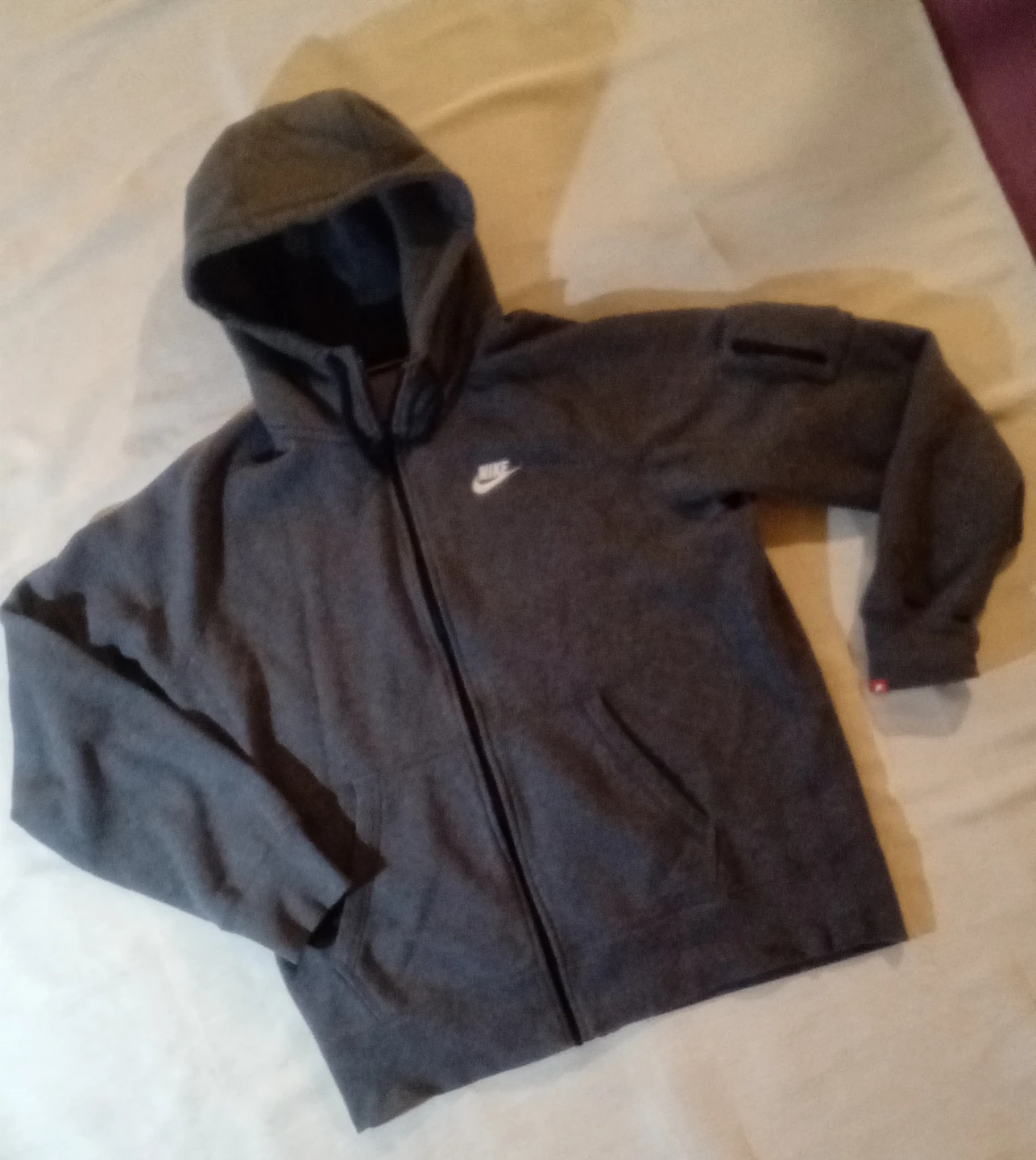 Nike Hoodie Mens Large Tech Fleece Full Zip Sweatshirt. EUC.