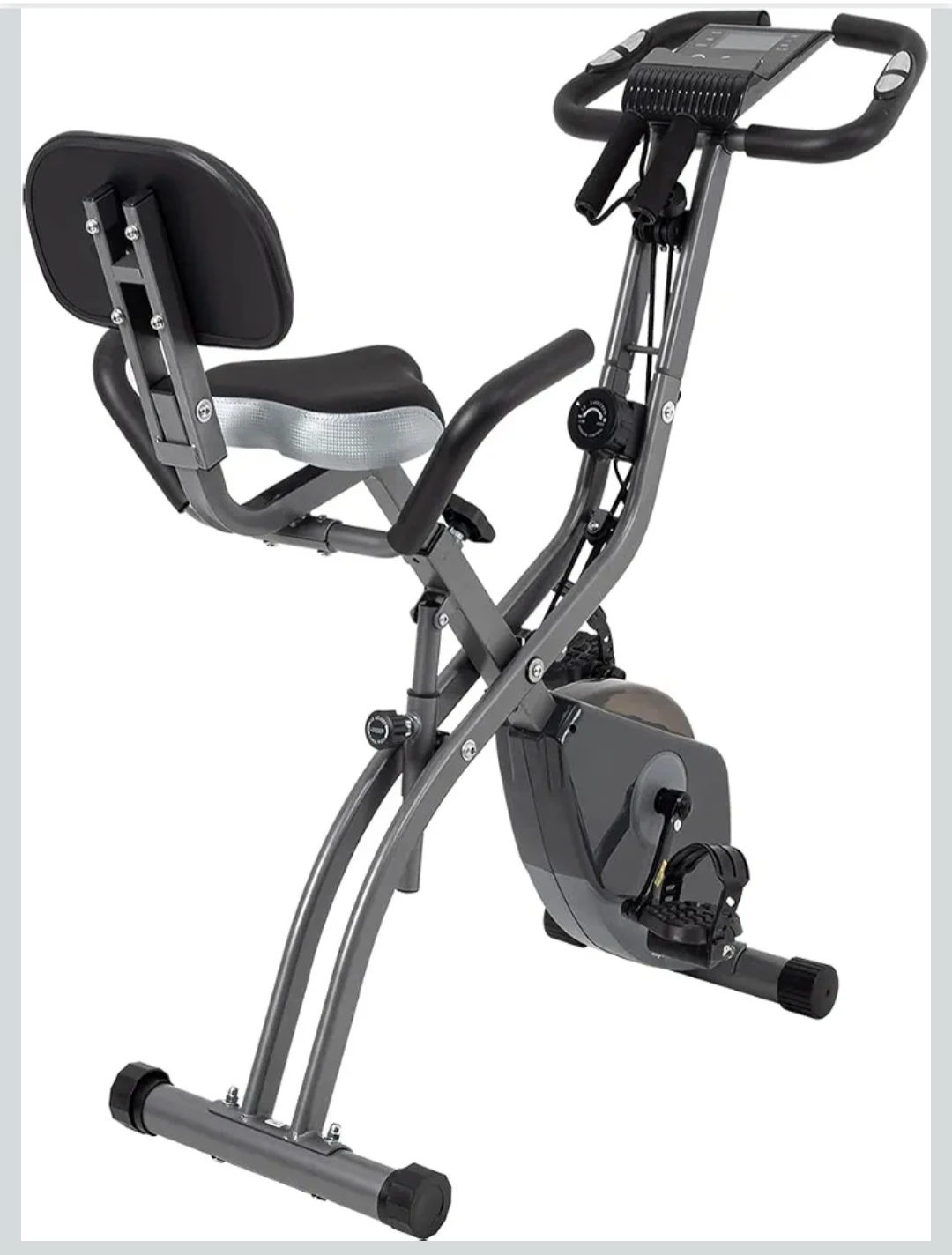 Foldable Exercise Bike with 10-Level Load Adjustment