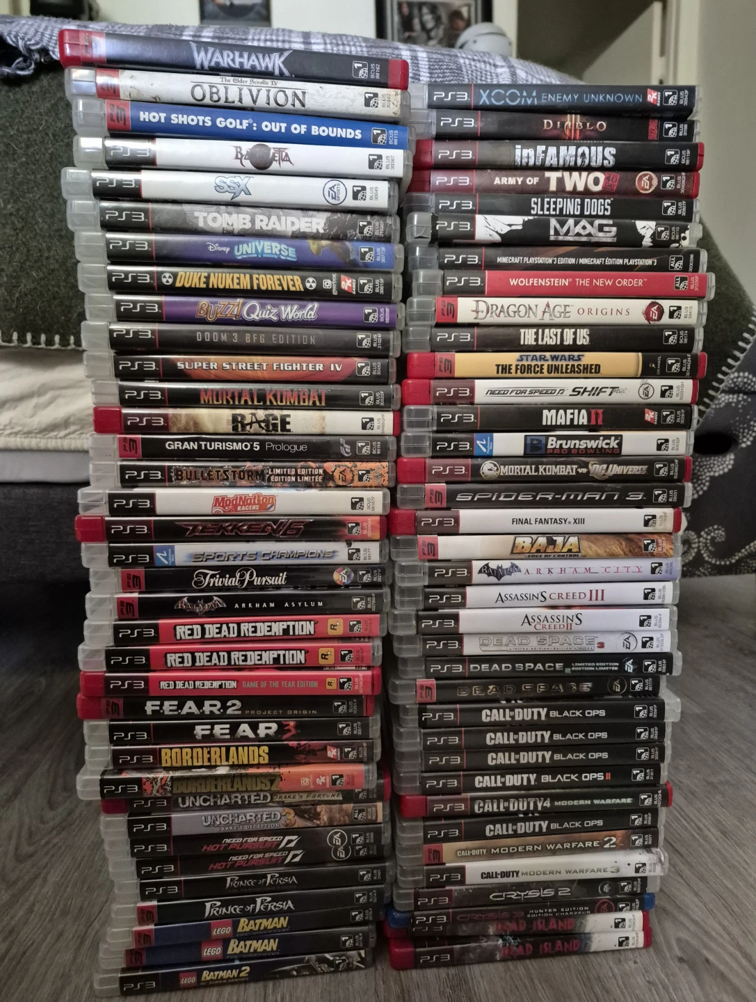 Collection of PlayStation 3 Video Games
