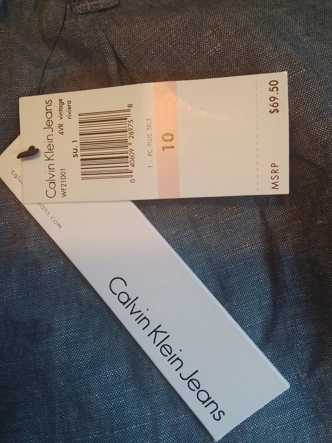 Calvin Klein Jeans Linen Blend Pants Size 10 - photo 3