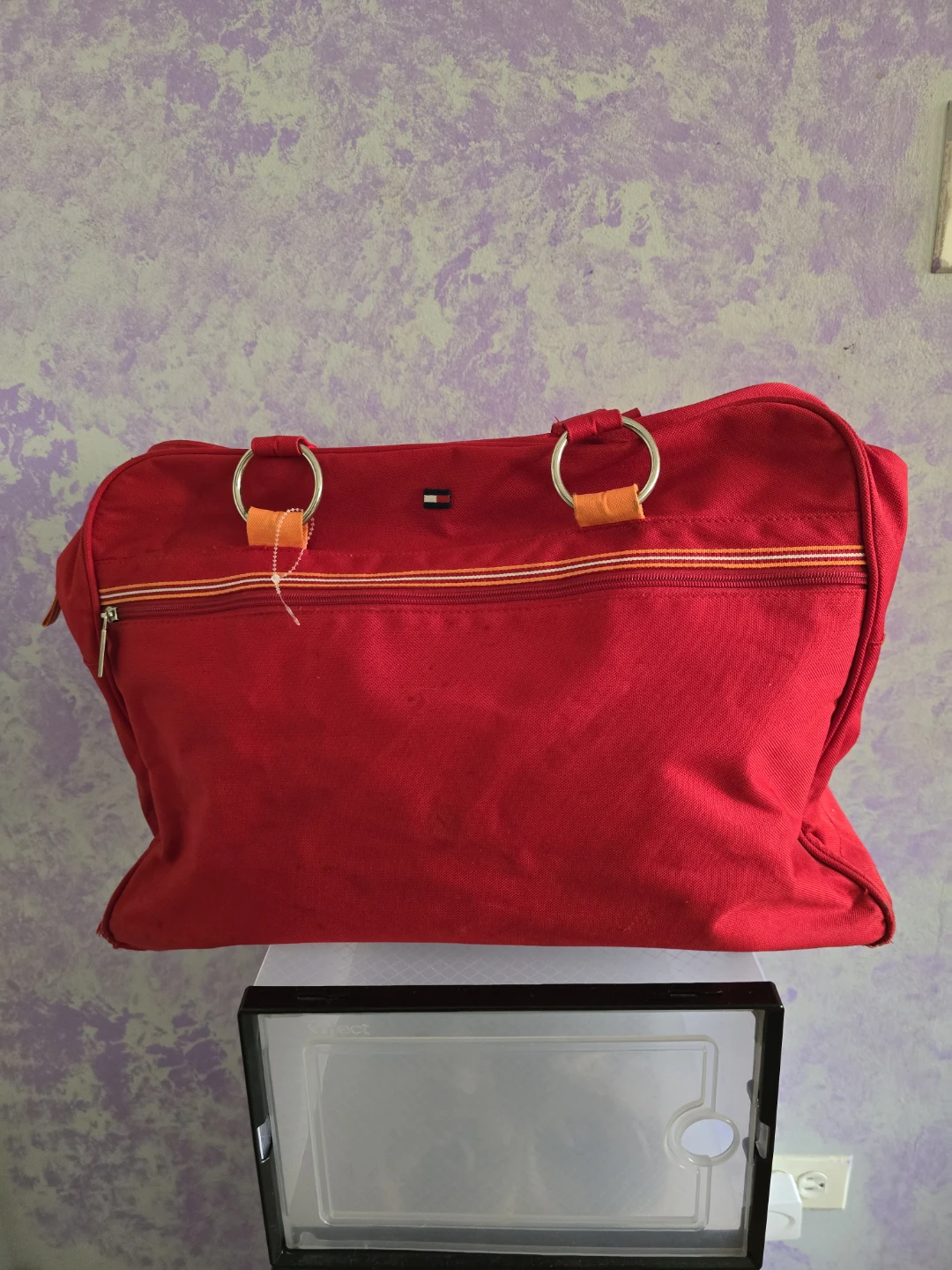 Tommy Hilfiger Red Tote Bag