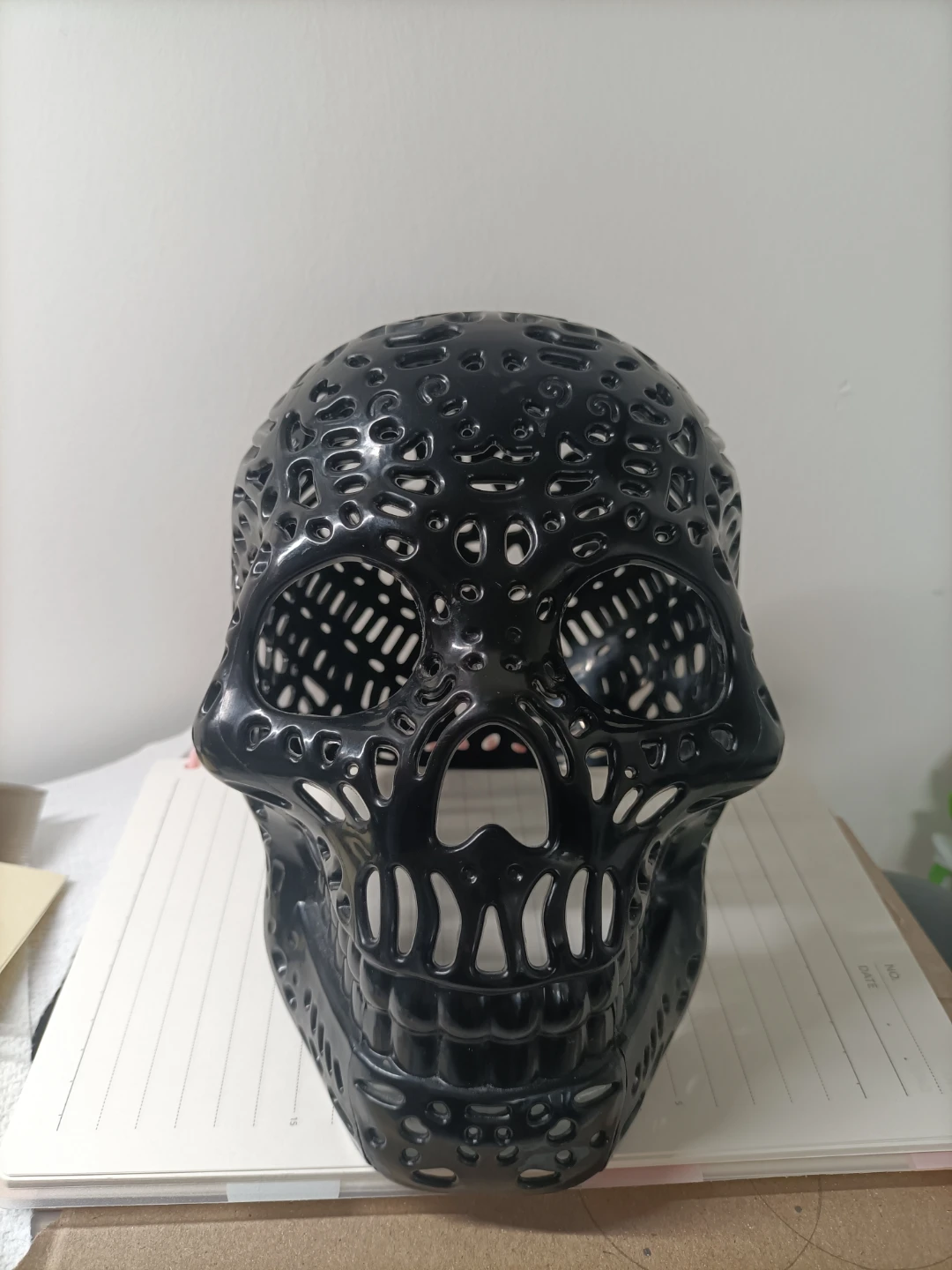 Black Skull Decorative Piece 🏈