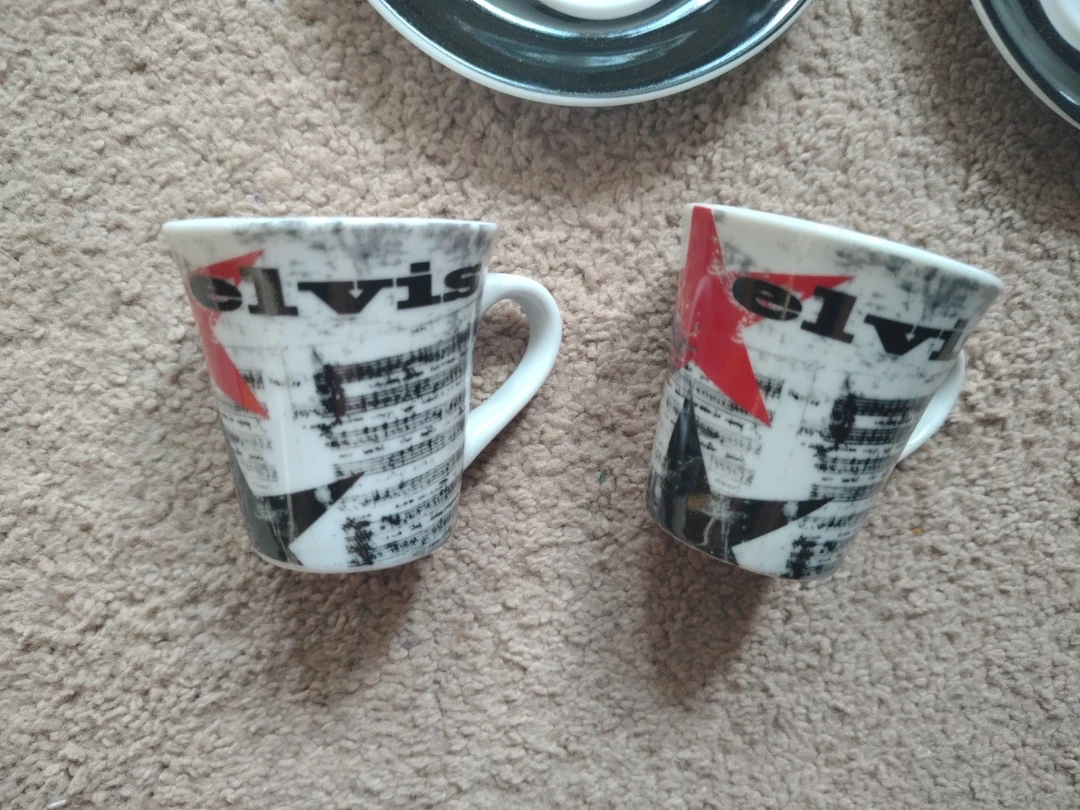 Elvis Presley Espresso Cups and Saucers Set - photo 2