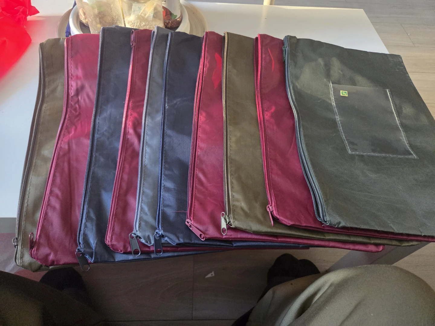Set of 10Multicolour Zippered Document Pouches - photo 3