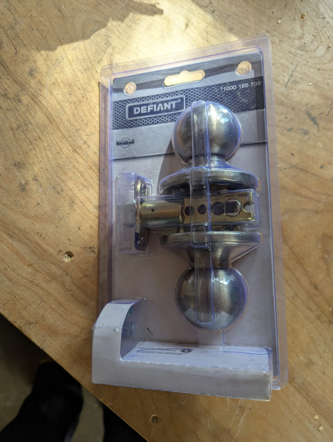 Defiant Saturn Satin Nickel Hall/Closet Passage Doorknob BNIB - photo 2