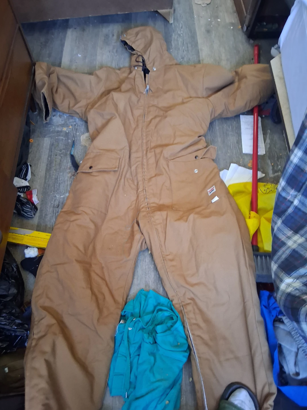 Work King Insulated Coveralls Brown XL Tall