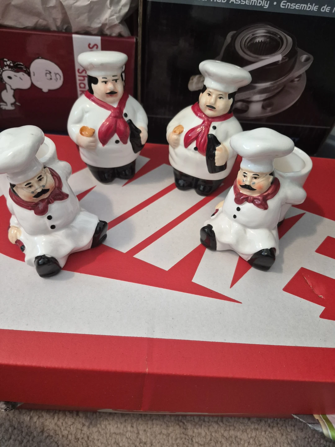 Set of 4 Chef Figurines