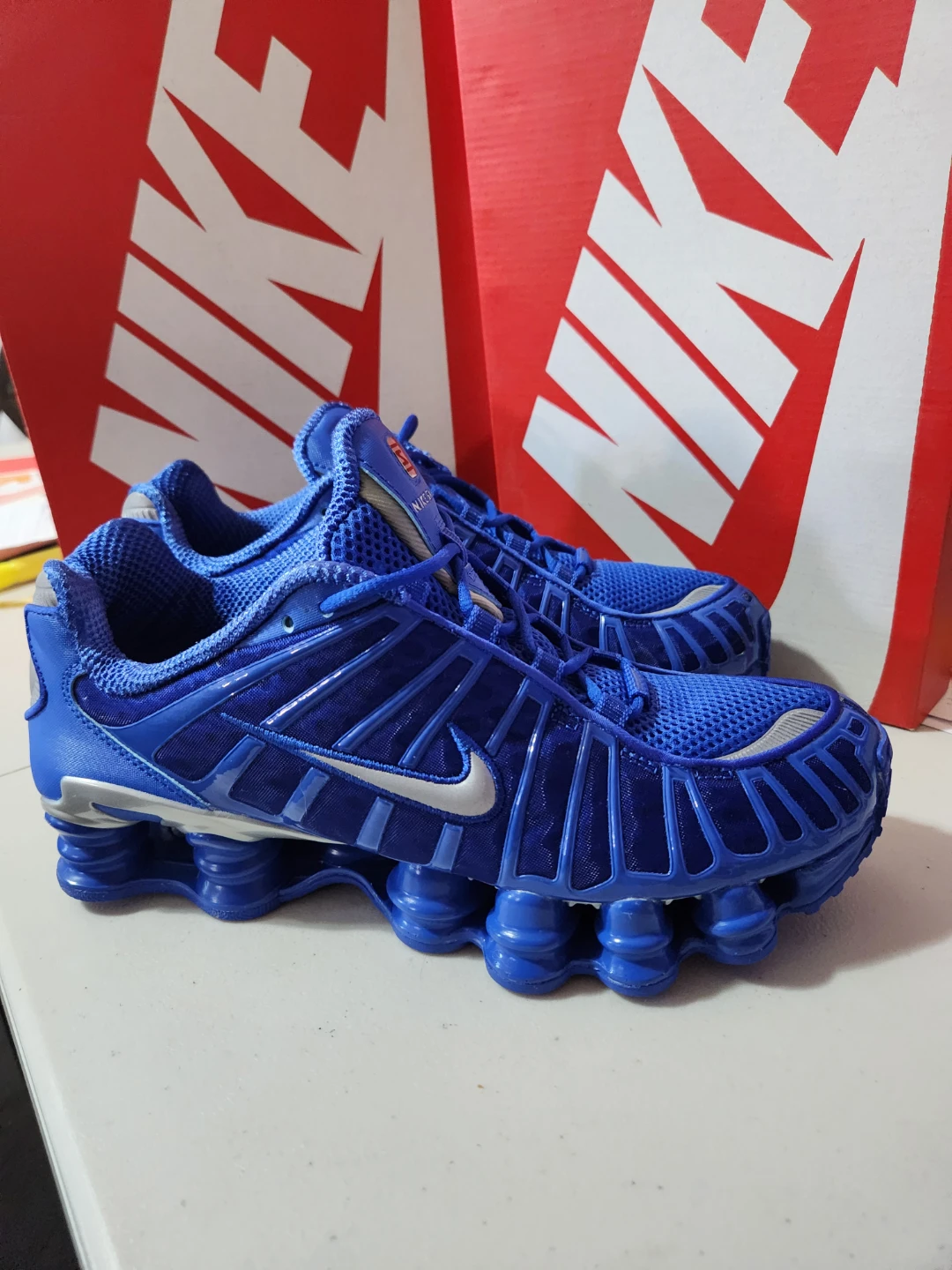 Nike Shox TL Hyper Royal Sneakers - photo 4