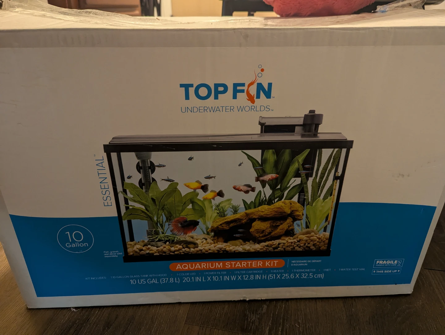 Top Fin 10 Gallon Aquarium Starter Kit - Openbox Unused - photo 2