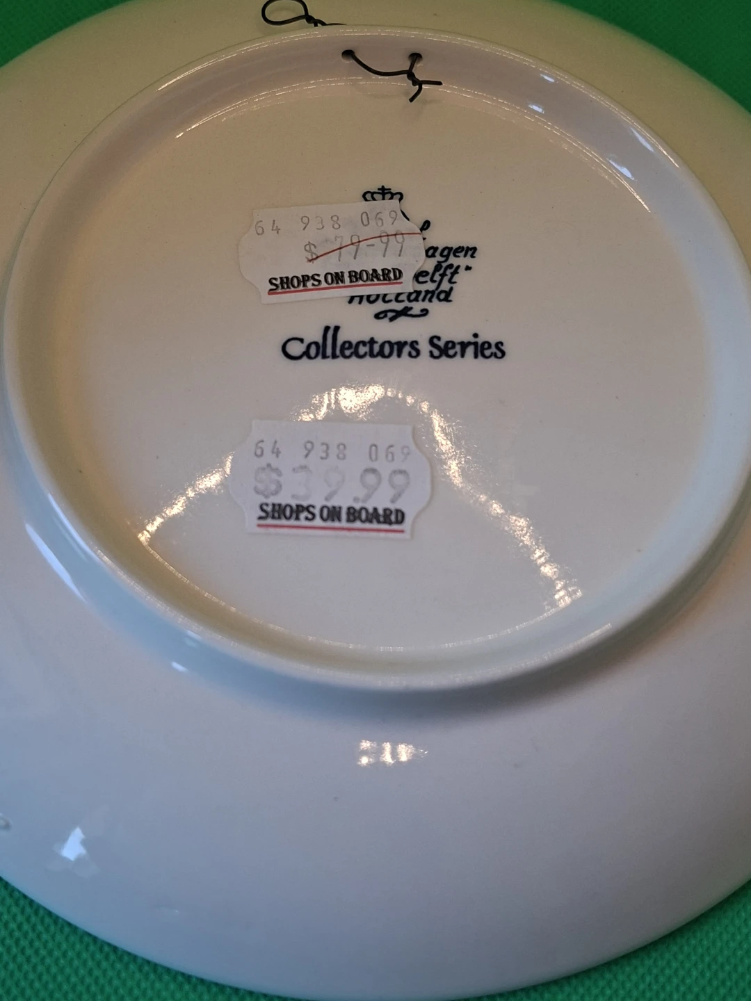 Royal Goedewaagen Blue Delft Holland America ms Maasdam Plate - photo 3