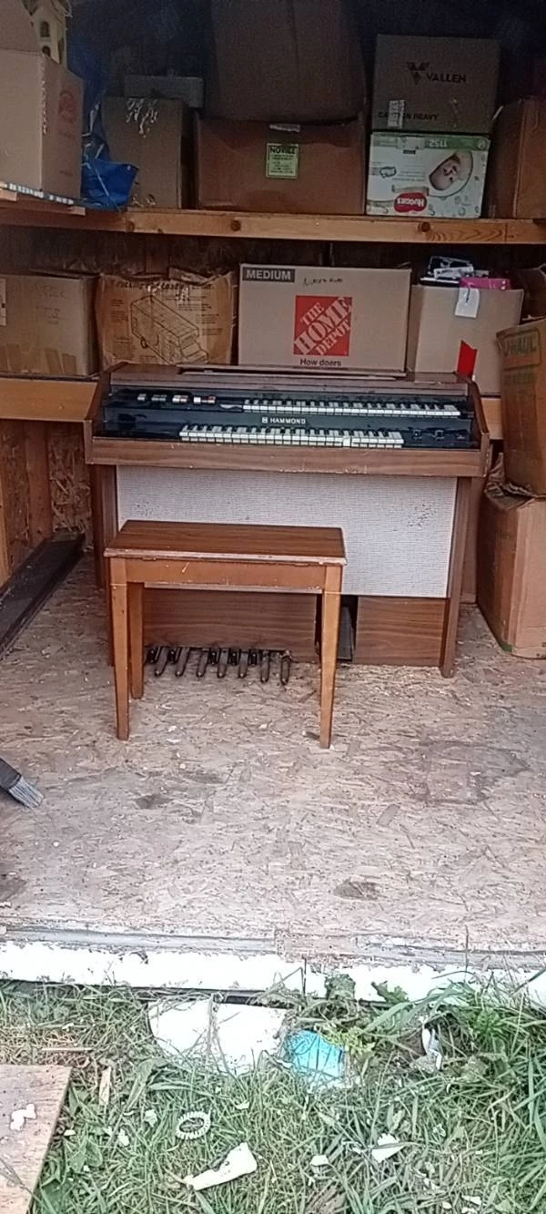 Hammond Electric Organ with Bench