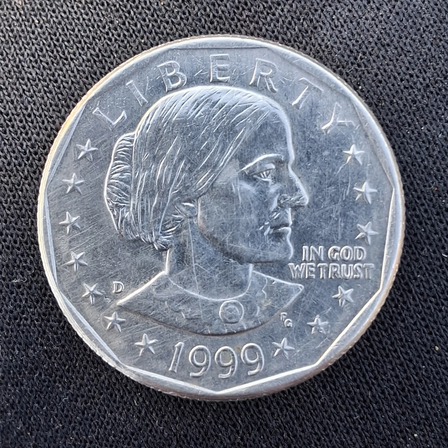 1999 Susan B. Anthony One Dollar Coin - photo 2