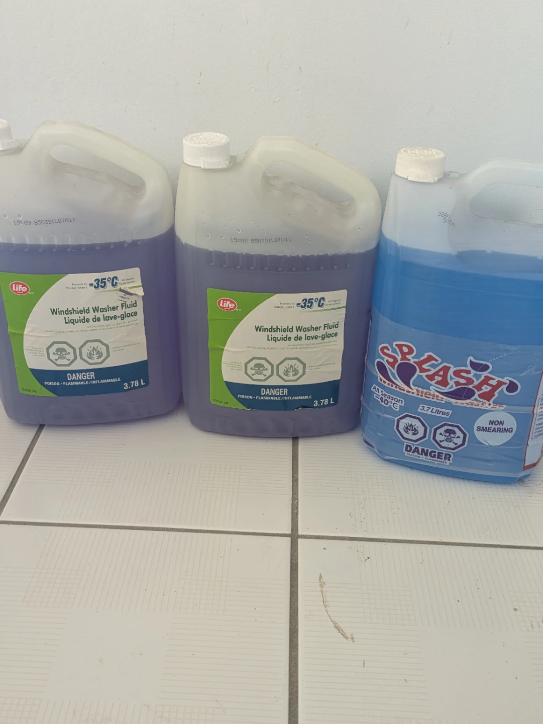 Windshield Washer Fluid and Ice Salt Bundle
