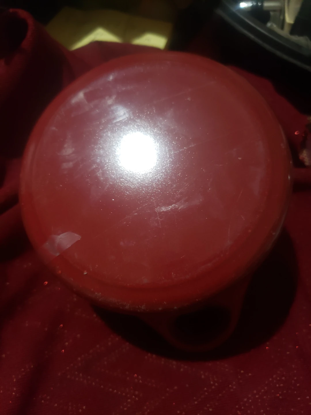 Le Creuset Enameled Cast Iron Mini Cocotte Red - photo 4