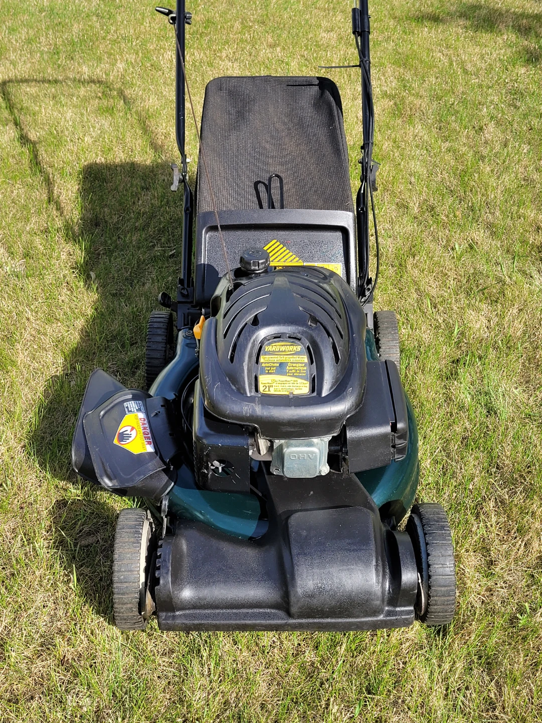 Yardworks 21 inch Self-Propelled Gas Mower - photo 4