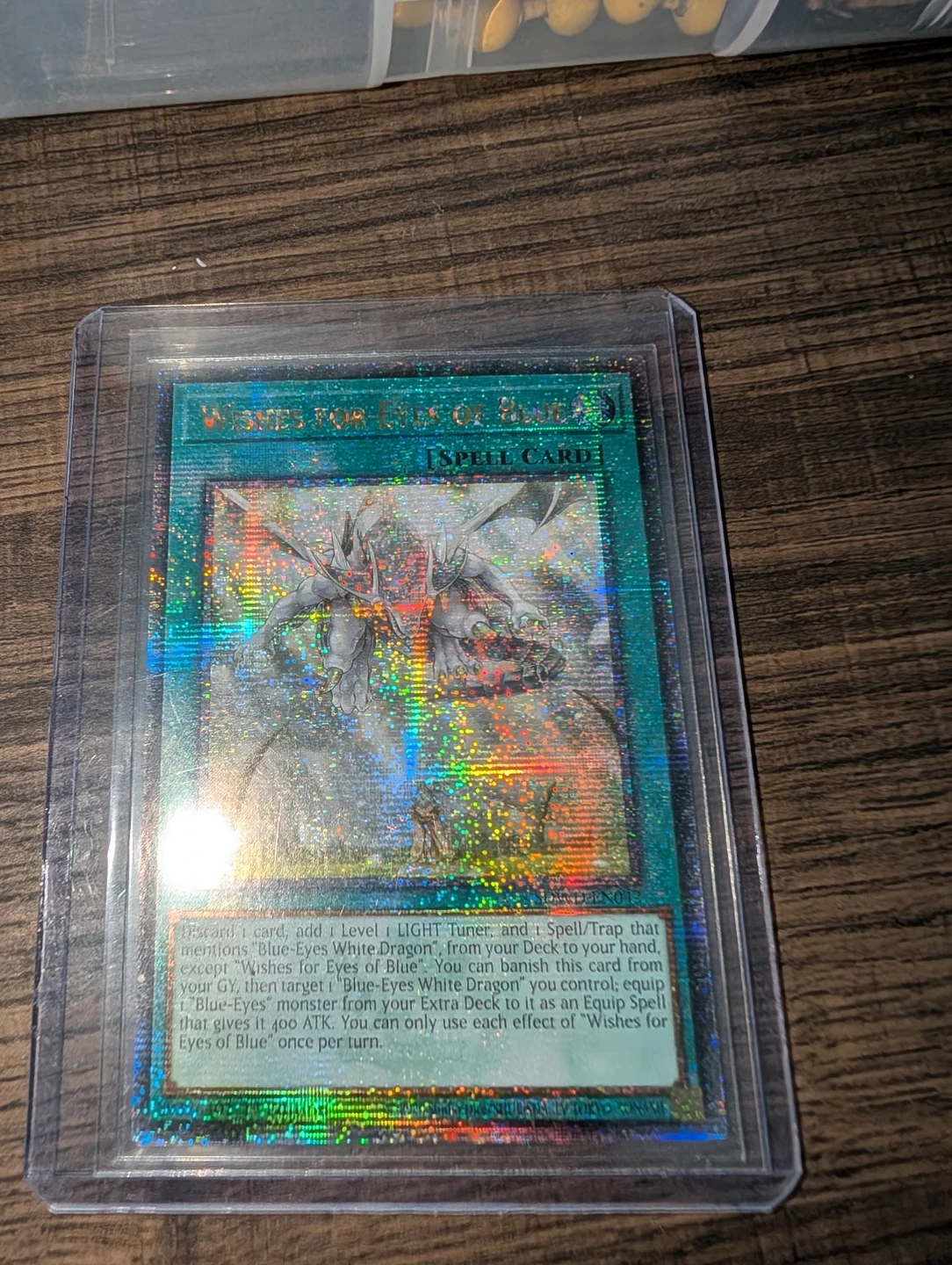 Yu-Gi-Oh! Wishes for Eyes of Blue – Quarter Century Secret Rare - photo 5