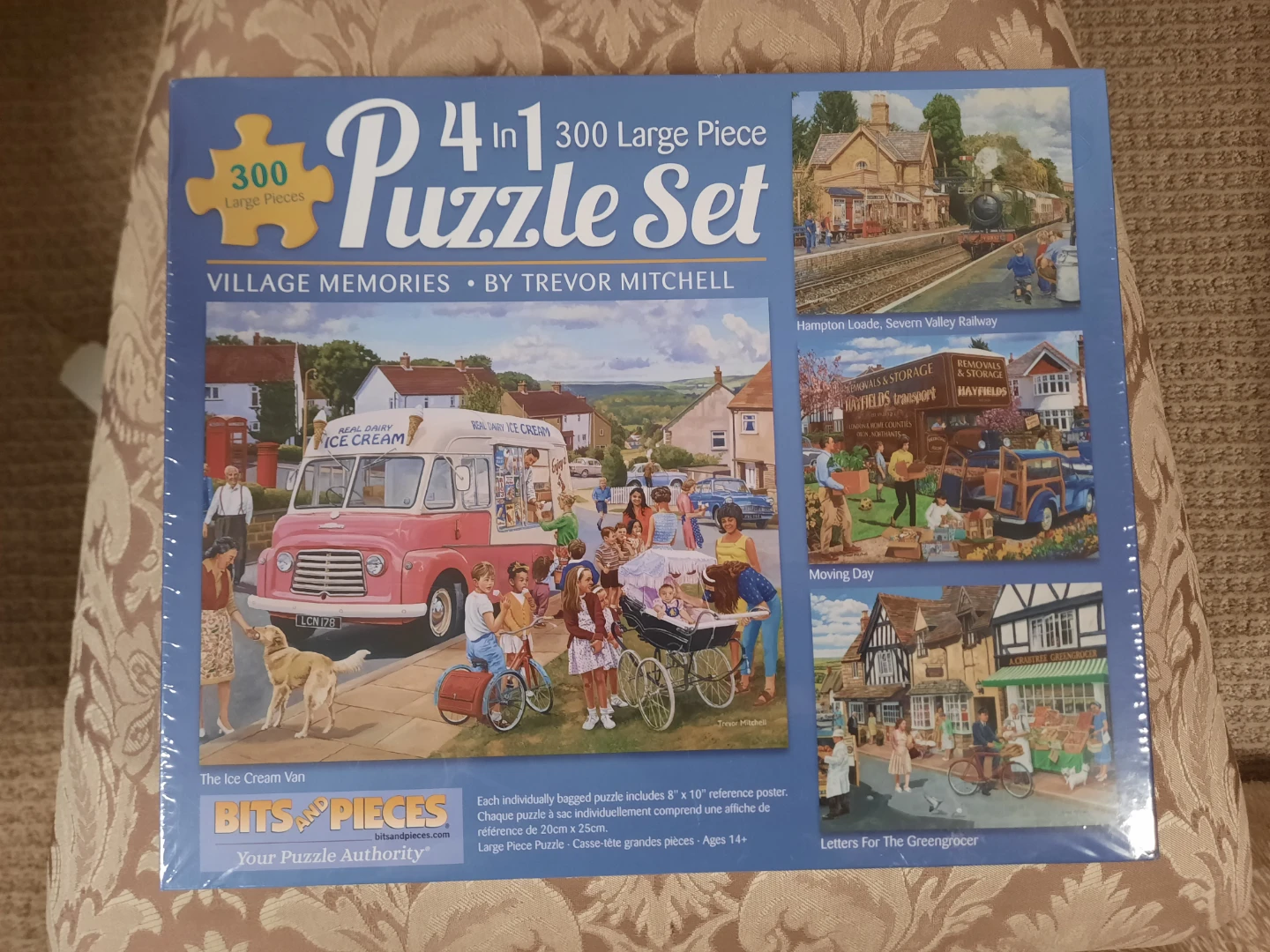 4-in-1 Village Memories Puzzle Set 300 pcs