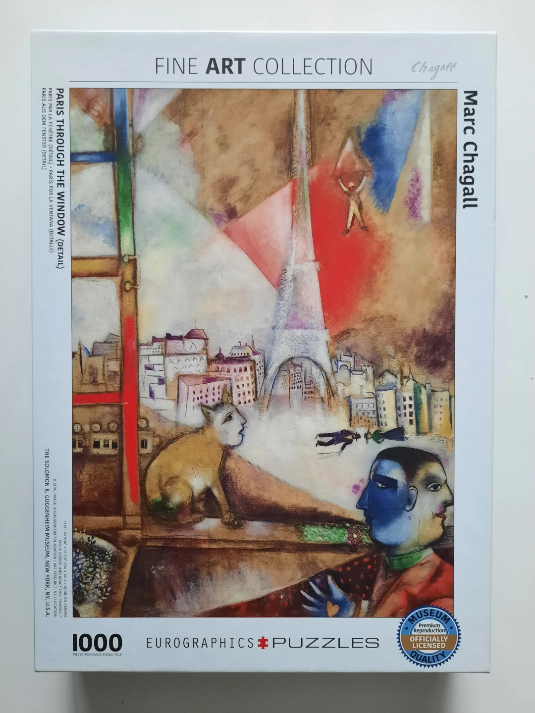 Eurographics Fine art 1000 pieces puzzle