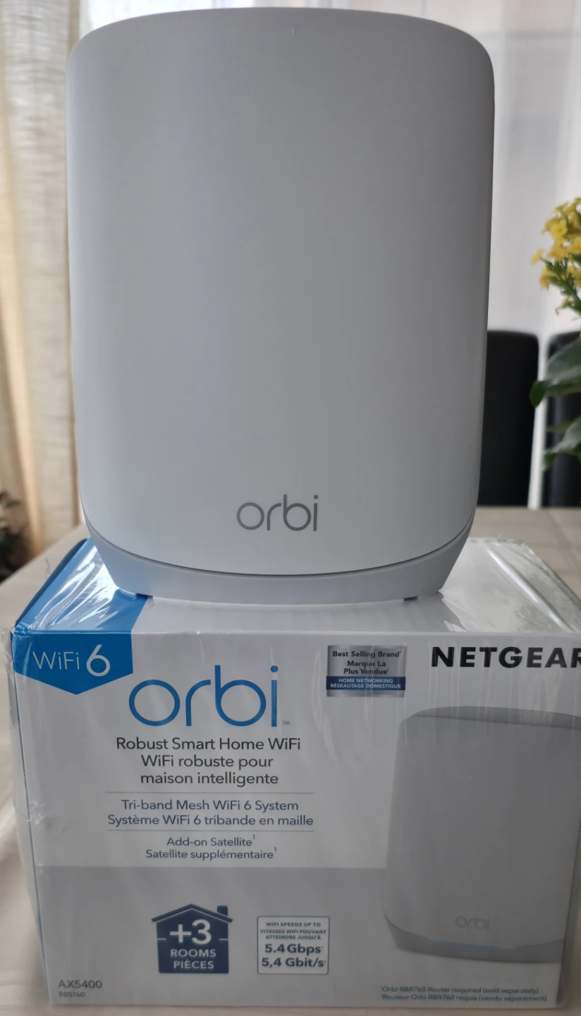Netgear Orbi WiFi 6 Add-on Satellite (AX5400 / RBS760)