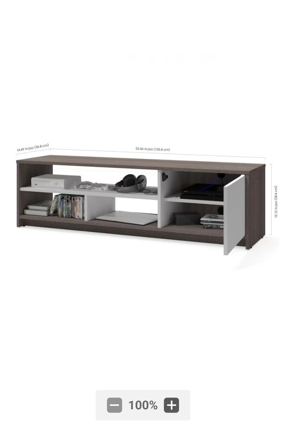 Bestar 54W TV Stand - photo 4