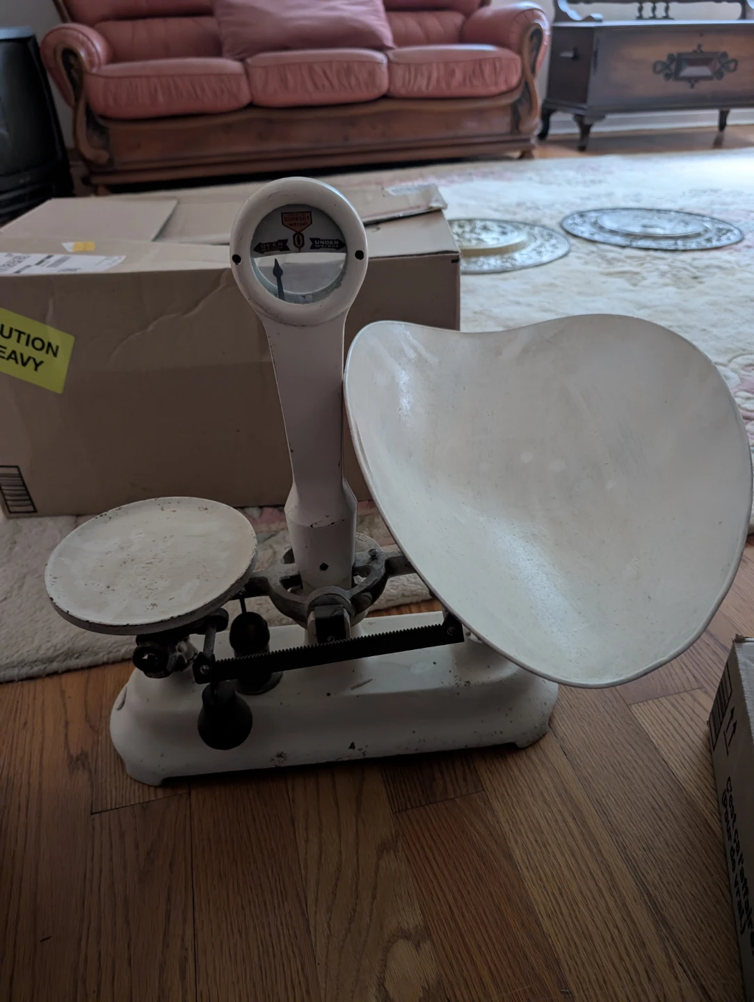 Vintage Detecto-Gram Cast Iron Candy Scale - WORKING CONDITION