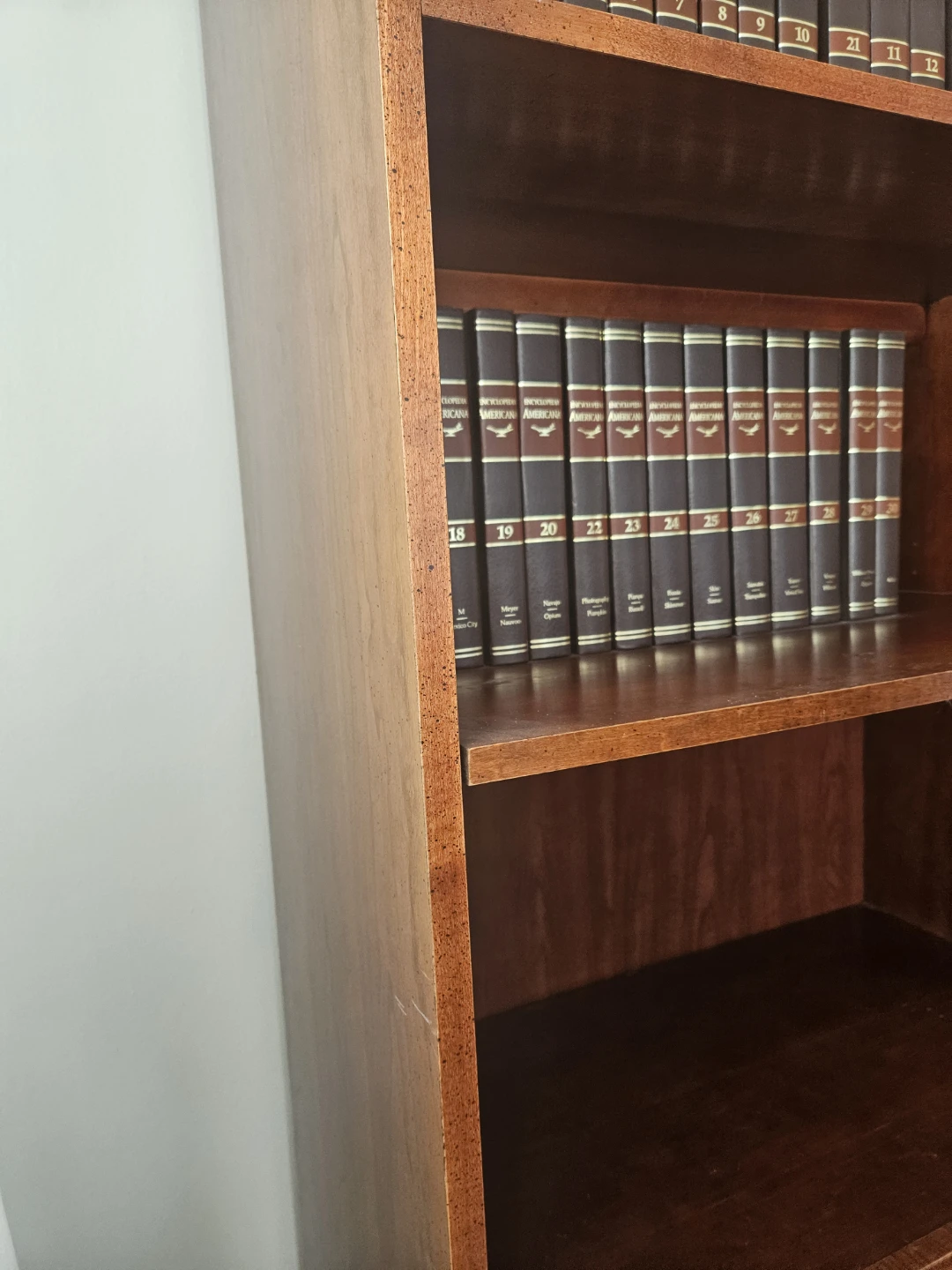 Mahagony/ Cherry wood bookcase - photo 5