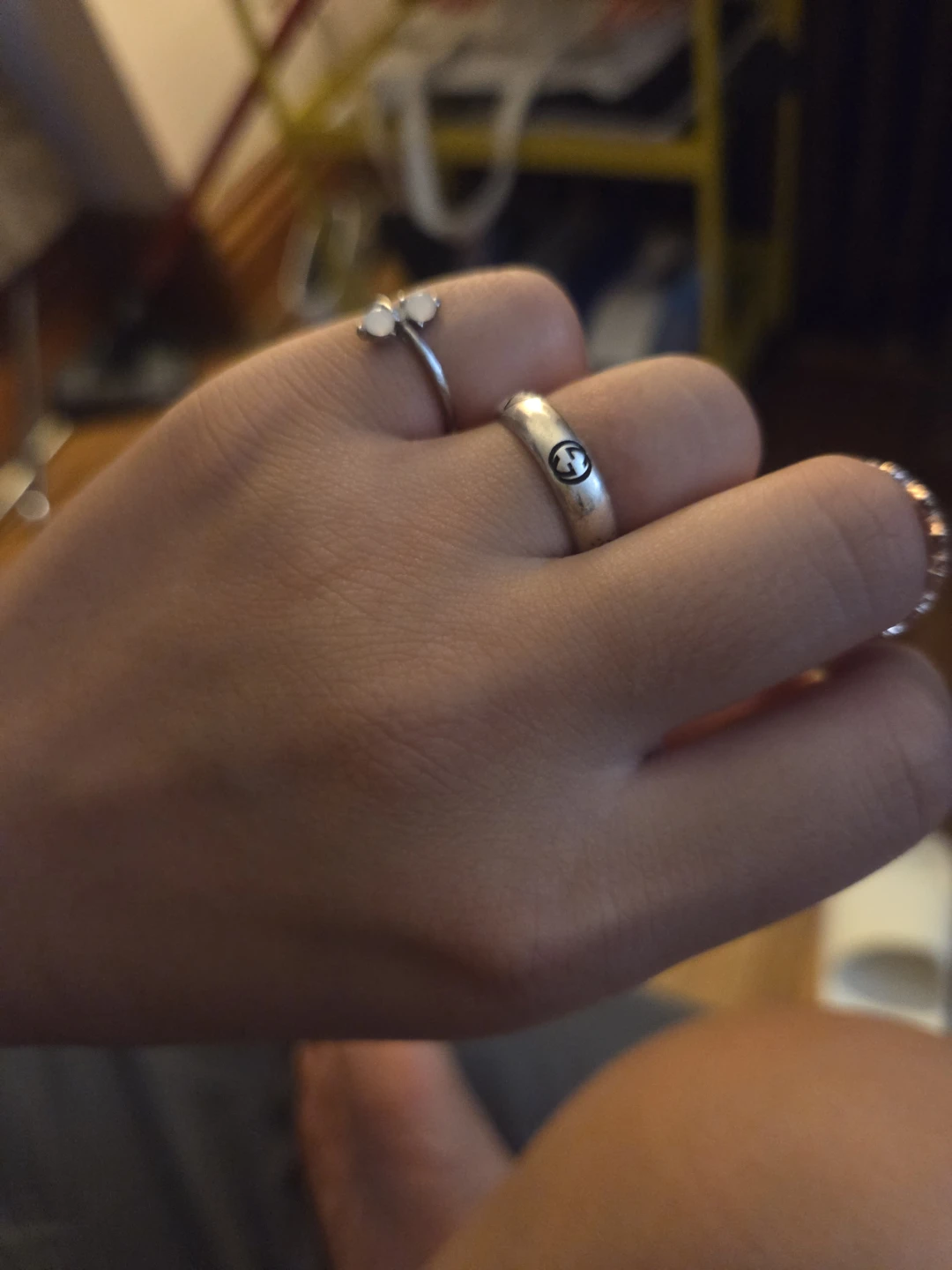 Gucci Blind for Love Silver Ring