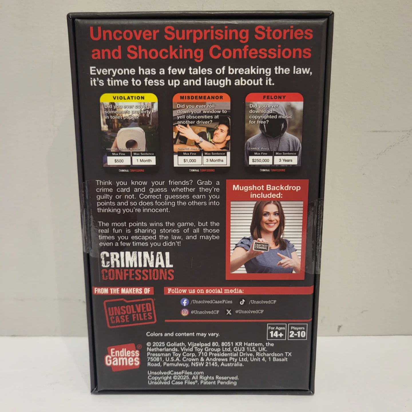 Criminal Confessions Party Game - photo 2