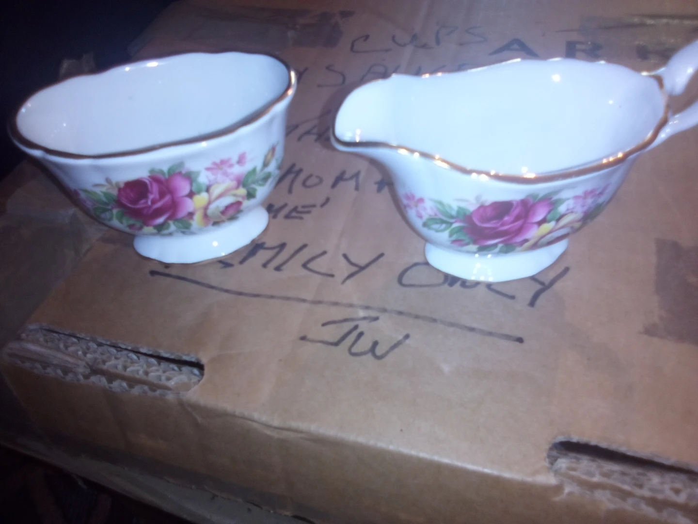 Assorted Vintage Teacups and Creamer Set - photo 5