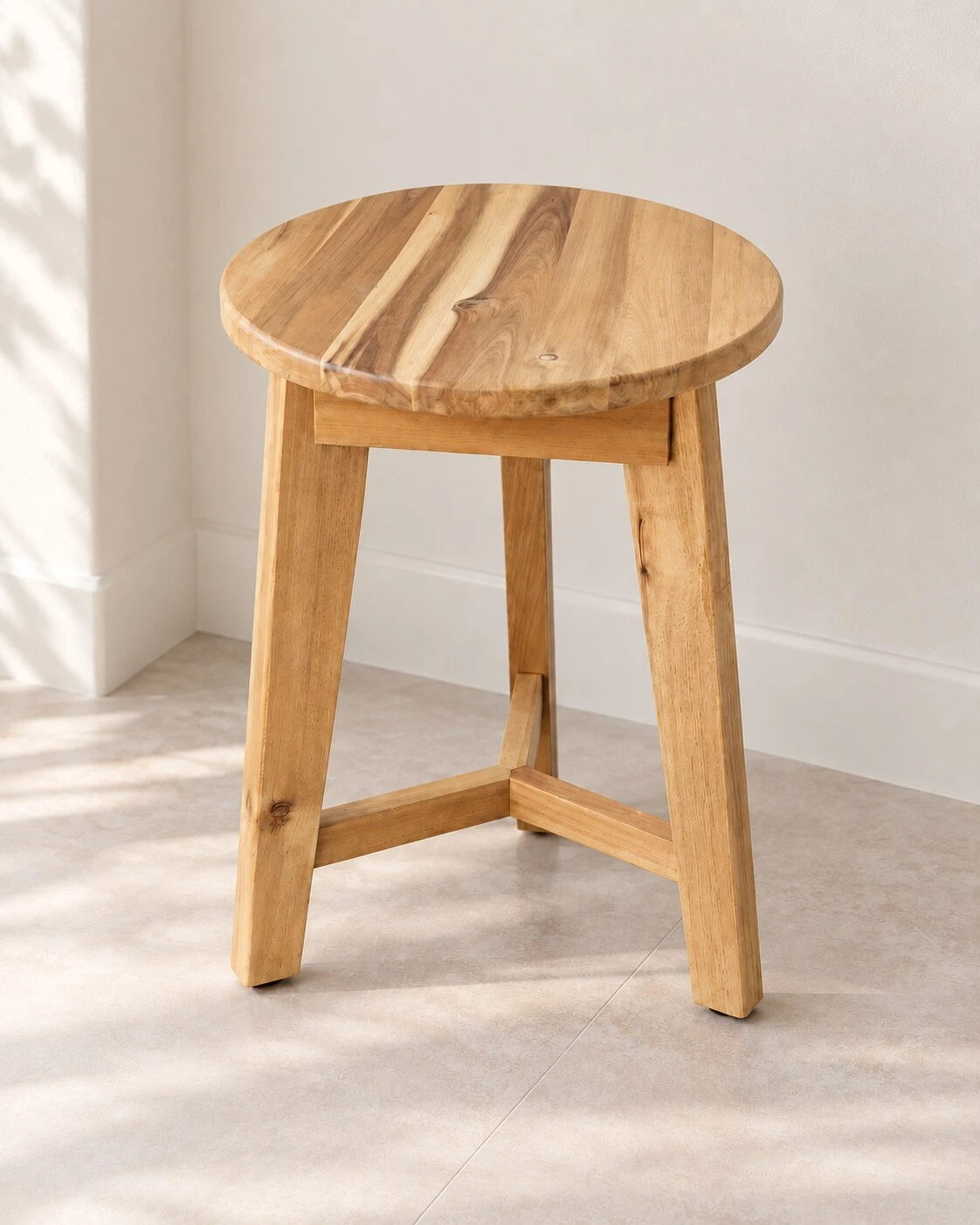 Acacia Solid Wood Stool