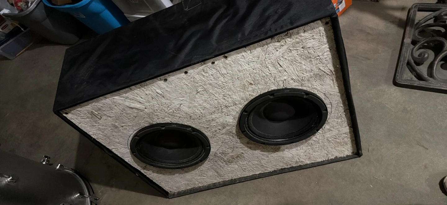 Custom Dual Speaker Cabinet with RCF L10-750Y Woofers