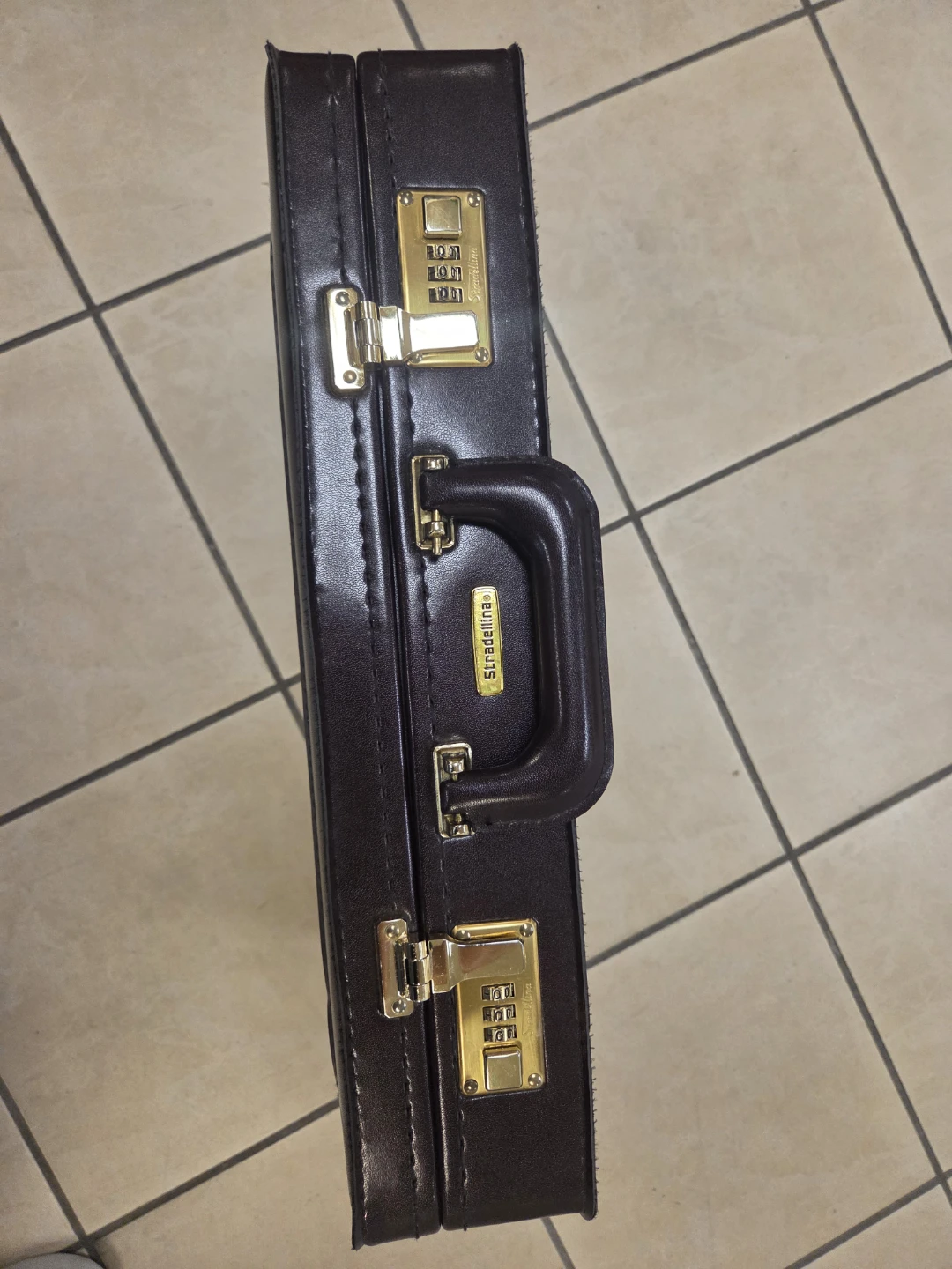 Vintage Leather Briefcase - photo 3