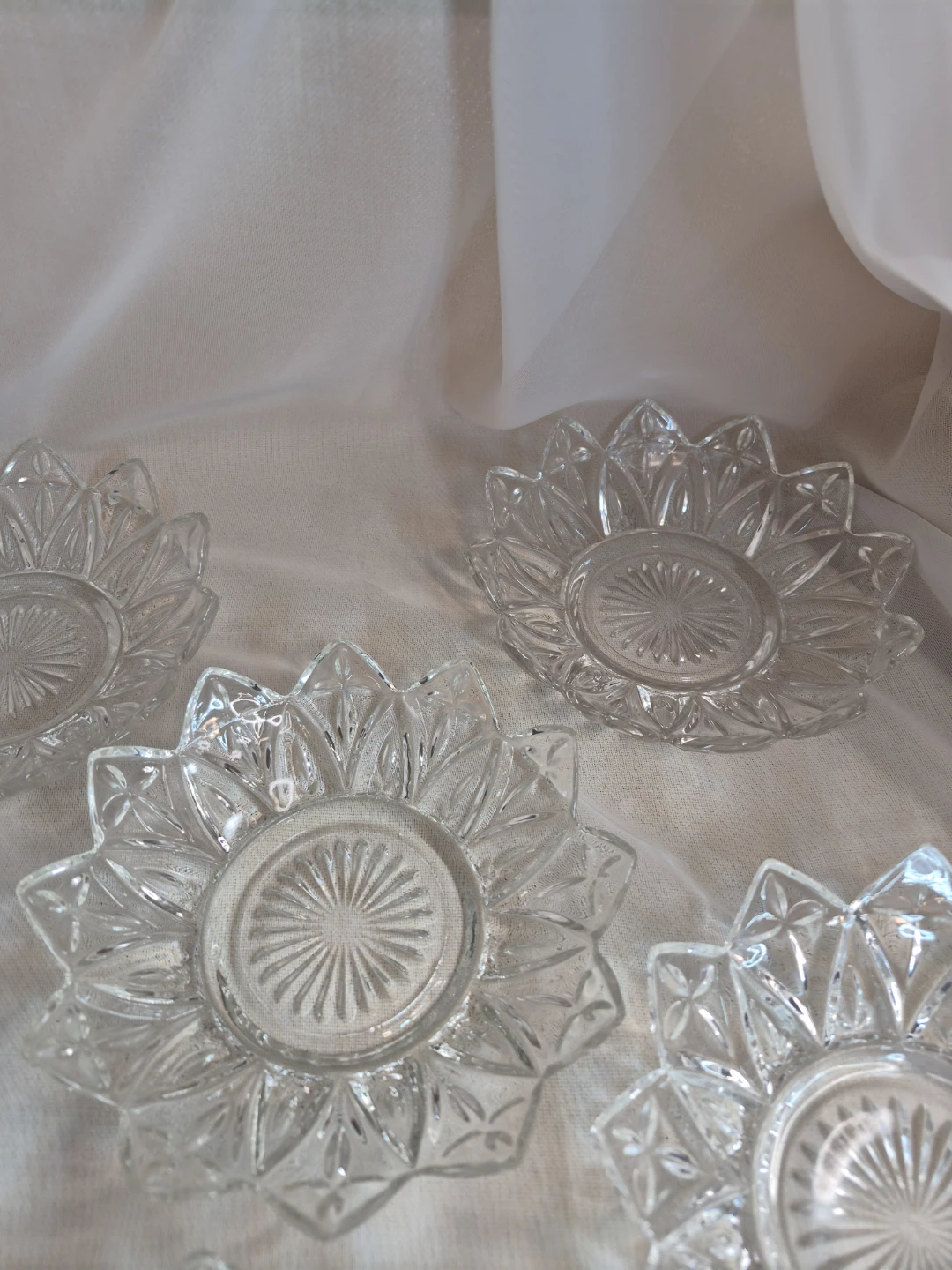 Set of 6 Beautiful Vintage Clear Federal Glass Bowls - photo 4