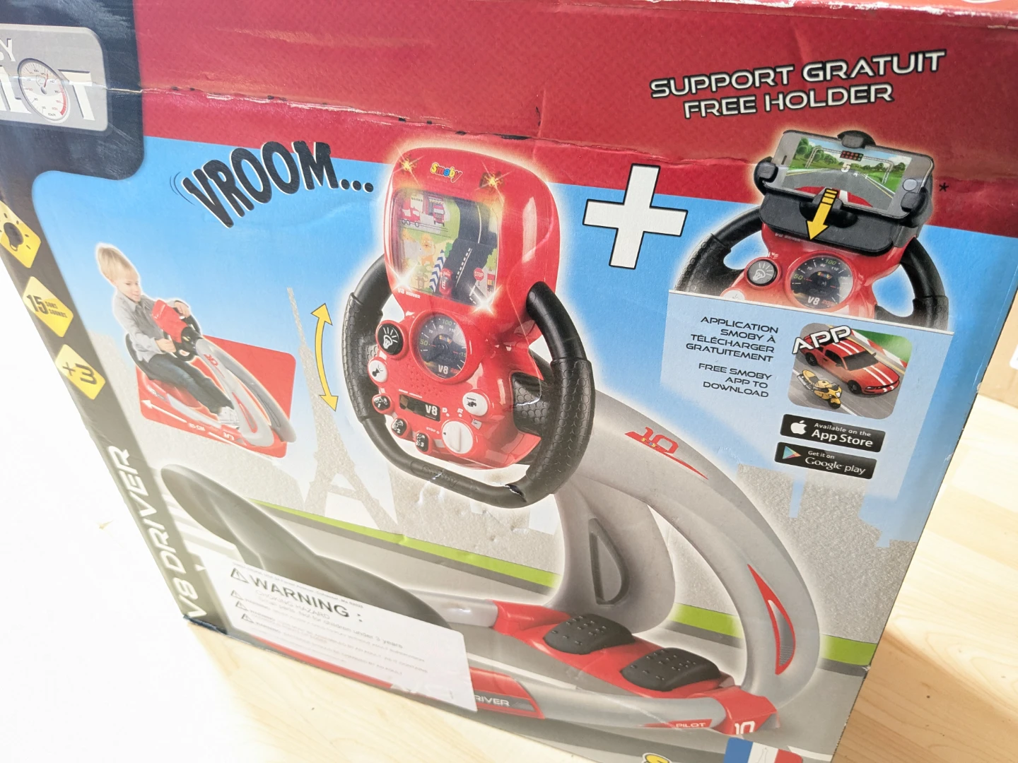 Smoby Pilot V8 Driver with Free App