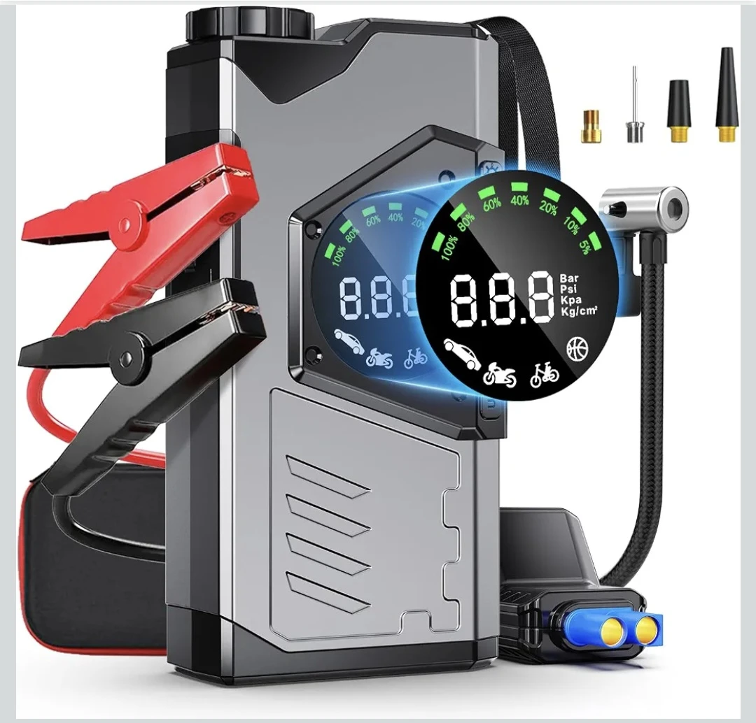 150Psi Super Fast Portable Inflator & Car Jump Starter